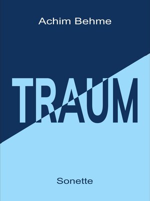 cover image of TRAUM--Sonette